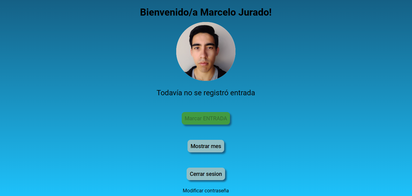 captura registro horario